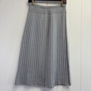 Kenneth Too Womens 70s 80s Ribbed Knit Sweater Skirt Size S Minimalist Comfy USA